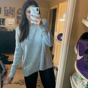 Caslon Sweater with Zipper Back